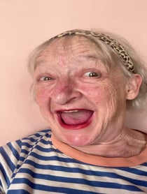 Poster for Birthday video from Janine Duvitski