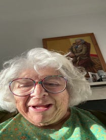 Poster for Birthday video from Miriam Margolyes