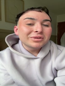 Poster for Birthday video from Christopher Lee