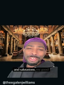 Poster for Birthday video from Galen J Williams
