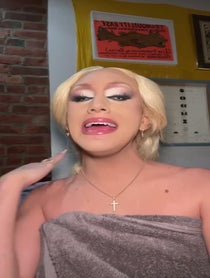 Poster for Birthday video from Lauren Banall aka Erika Qwerk