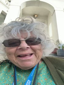 Poster for Birthday video from Miriam Margolyes