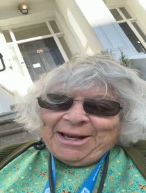 Poster for Pep Talk video from Miriam Margolyes