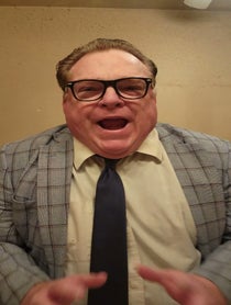 Poster for Pep Talk video from King of Comedy Impressions! Trump, Farley!