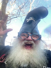 Poster for Birthday video from Vermin Supreme