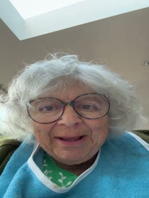 Poster for Birthday video from Miriam Margolyes