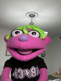 Poster for Birthday video from Dinx the Puppet