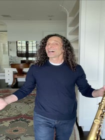 Poster for Birthday video from Kenny G