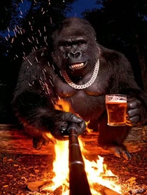 Poster for Birthday video from Gavin Gorilla