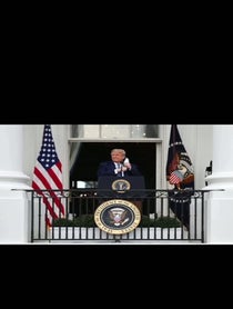 Poster for Birthday video from Donald Trump AI