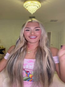 Poster for Birthday video from Tiffany Stratton
