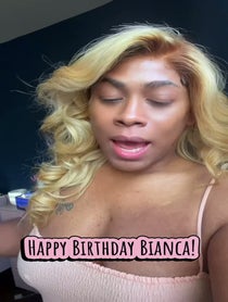 Poster for Birthday video from Dominique Morgan