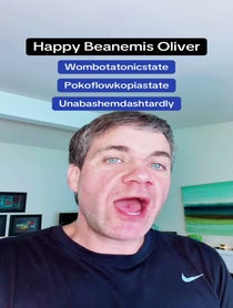 Poster for Birthday video from Professor Sendy