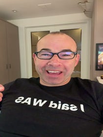 Poster for Birthday video from James Murray