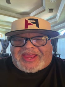 Poster for Birthday video from Fred Hammond