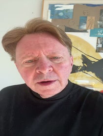 Poster for Birthday video from Gerald Casale of DEVO