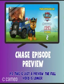 Poster for Intro video video from Chase customize birthday video