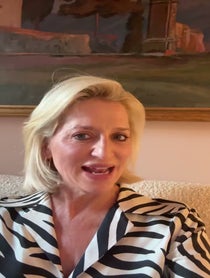 Poster for Birthday video from Dorinda Medley