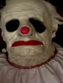 Poster for Pep Talk video from WRINKLES THE CLOWN