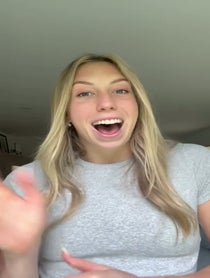 Poster for Pep Talk video from Gretchen Walsh