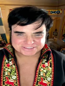 Poster for Birthday video from Mike Slater / Tribute to Elvis