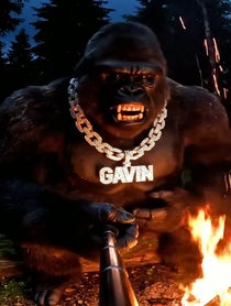 Poster for Tell a joke video from Gavin Gorilla