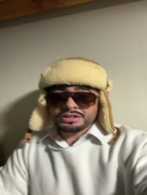 Poster for Pep Talk video from Bad Bunny - Impressionist