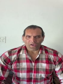 Poster for Birthday video from The Great Khali