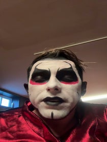 Poster for Spooky message video from Danhausen