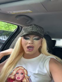 Poster for Birthday video from Lauren Banall aka Erika Qwerk
