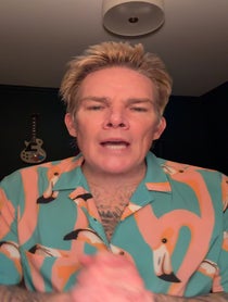 Poster for Birthday video from Mark McGrath