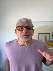 Poster for Birthday video from Reza Farahan