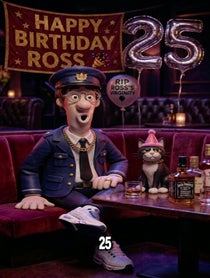 Poster for Birthday video from Pat The Plug