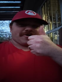Poster for Birthday video from Super Mario