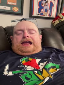 Poster for Pep Talk video from Frank The Tank