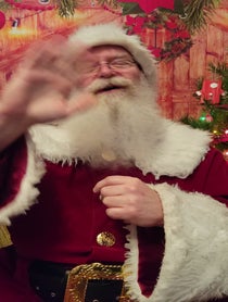 Poster for Pep Talk video from Santa Claus