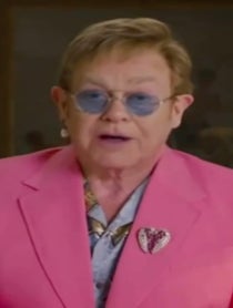 Poster for Pep Talk video from Elton John PARODY