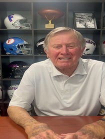 Poster for Birthday video from Coach Steve Spurrier