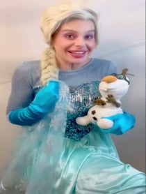 Poster for Birthday video from Elsa Frozen