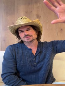 Poster for Birthday video from Ian Somerhalder