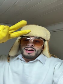 Poster for Graduación video from Bad Bunny - Impressionist