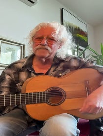 Poster for Birthday video from Arlo Guthrie