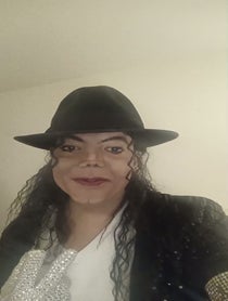 Poster for Mother's Day video from Corey Melton as Michael Jackson