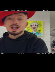 Poster for Birthday video from Boy George