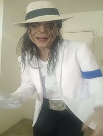 Poster for Graduation video from Corey Melton as Michael Jackson