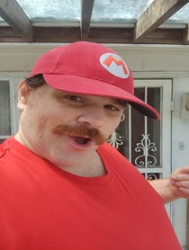 Poster for Birthday video from Super Mario