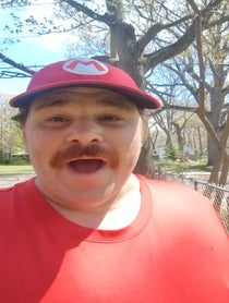Poster for Birthday video from Super Mario