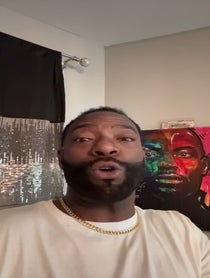 Poster for Birthday video from Hassan Johnson
