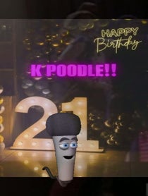 Poster for Birthday video from SINGING MICROPHONE 🎤