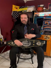Poster for Birthday video from Billy Mitchell